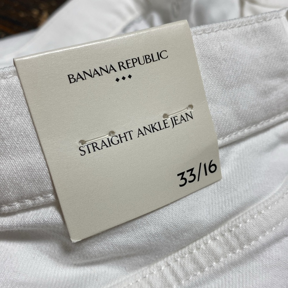 Banana Republic High Rise Straight Fit - Size 33/16 - Picture 6 of 8